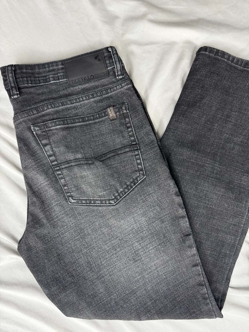 Buffalo David Bitton Jackson Straight Stretch Jeans 32x29 Black